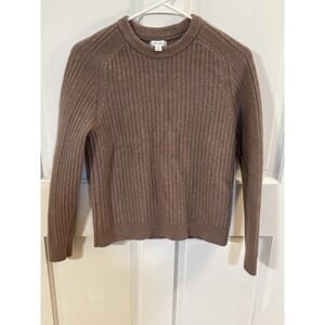 Reiss Brown Crew Neck Sweater